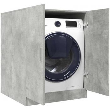 Armario para Lavadora Gris Hormigón 70,5x71,5x91,5 cm