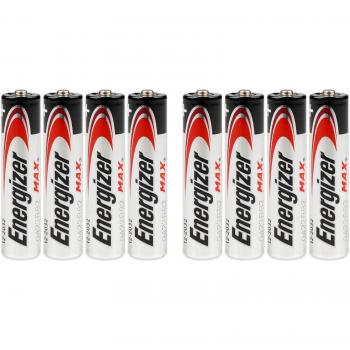 Baterías Alcalinas Energizer MAX AAA (Pack 8: 4+4 Gratis)