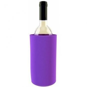 Koala Internacional Hosteleria Manga Enfriadora de Colores 4 Capas Botella, Poliéster, Morado, Estándar