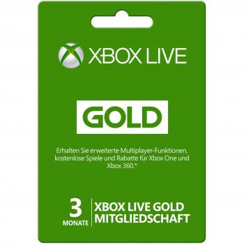 Xbox Live - Gold-Mitgliedschaft 3 Monate [Importación Alemana]