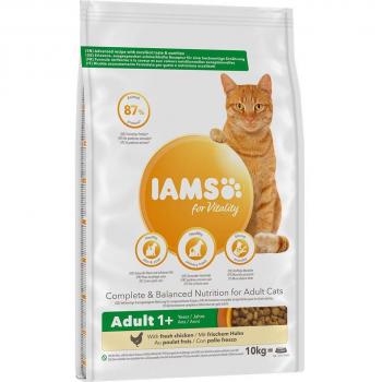 IAMS for Vitality Adult Chicken Dry Cat Food Economy Pack - 2 x 10 kg