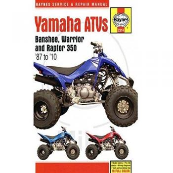 Yamaha Atvs Banshee, Warrior and Raptor 350 '87 to '10
