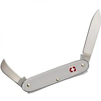 Navaja suiza Victorinox Pionner 04 Alox estriado color plateado hoja grande y de poda 0.8060.26