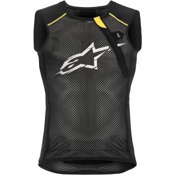Alpinestars Paragon - Chaleco de protección para hombre, negro y amarillo, XL
