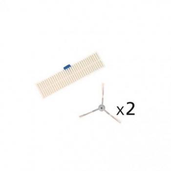 Kit de Filtros y Cepillos para Robot Aspirador Rowenta Explorer S40 ZR720002 con Filtro Allergy Care