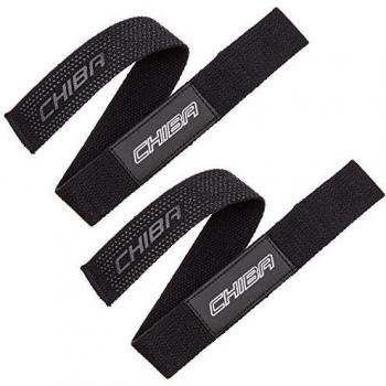 Chiba (Black Lifting Straps, Unisex Adulto, One Size