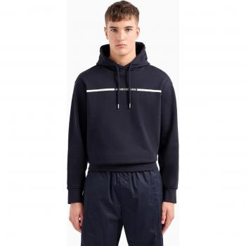 Armani Exchange Blue Hoodie Sweatshirt for Men, Size M