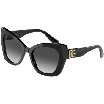 Dolce & Gabbana DG4405F Asian Fit Women's Sunglasses Black Size 53