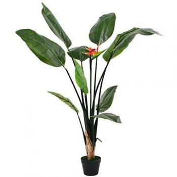 vidaXL Planta Strelitzia Reginae Ave Paraíso Artificial 155cm Decoración Flor