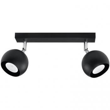Aplique de Techo Oculare 2 Negro GU10 LEDBOX