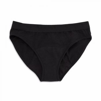Braguitas Menstruales Kiwitas Classic Sporty Negro Talla L