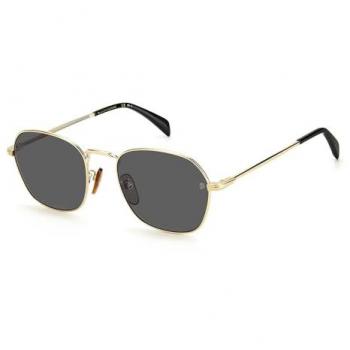 David Beckham 1031GS Unisex Gold Metal Sunglasses - One Size