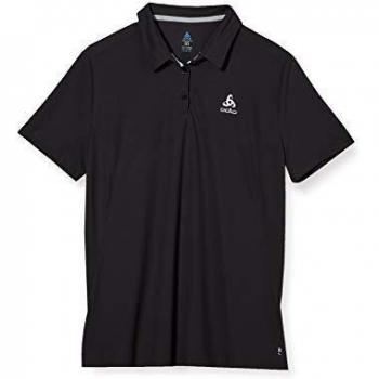 Odlo Polo Shirt s/s F-Dry, Mujer, Negro, XX-Large