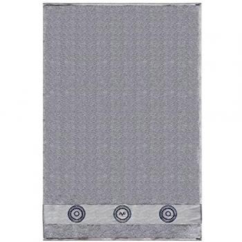 Versace 19v69 abbigliamento sportivo SRL Toalla, Felpa, Gris, 100 x 150 x 30 cm