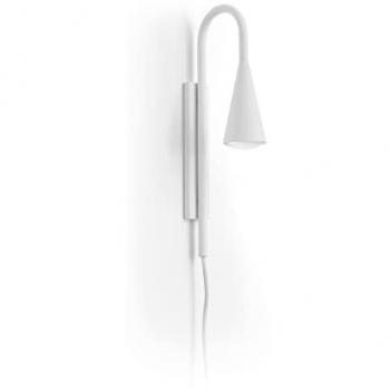 Aplique de pared Tear GU10 20W Blanco Interior Acero IP40