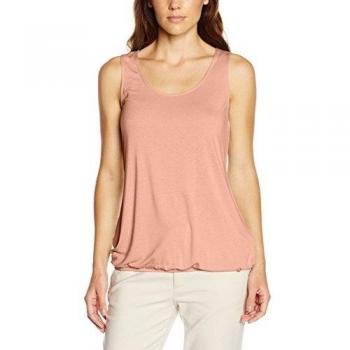 TOM TAILOR fluent solid top-Tank Top Mujer Naranja