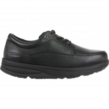 Nevada Black Leather Men's Casual Sneakers