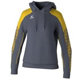 Erima Women's Evo Star Functional Hoodie Slate Grey/Yellow 44