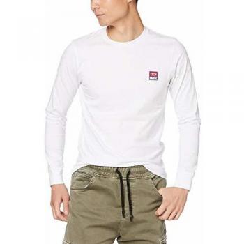 DIESEL T Diego DIV LS Tops y Camisetas Hommes Blanco - S - Camisetas Manga Larga