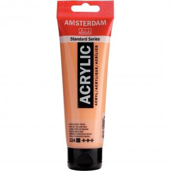 ACRILICO AMSTERDAM 120 ml (224) AMARILLO NAP. ROJO