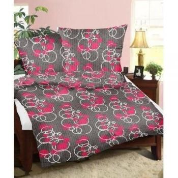 Disfruta de los de sueño de 4260216518867 juego de ropa de cama 155 x 220 cm, funda de edredón y funda de acero 100% de algodón, con diseño de colour gris Rosa de lunares