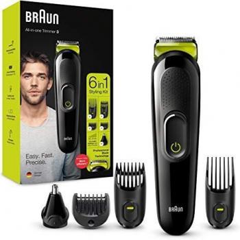 Kit Barbero BRAUN MGK3221 6 en 1, 13 longitudes