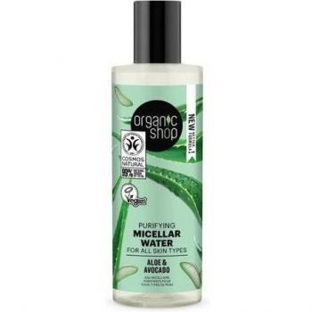 Organic Shop Purifying Micellar Water for All Skin Types with Aloe and Avocado 150ml