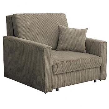Sillón Columbus 190 Premium con Tapiz y Patas de Metal, 85x103x98cm, Función Sofá Cama y Cajón de Almacenamiento