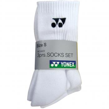 Yonex Calcetín 8422, White - M, medium