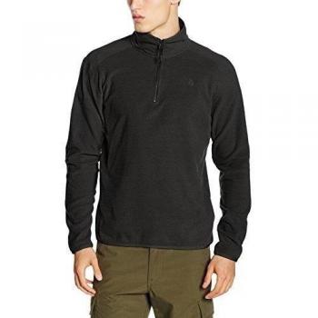 North Face M 100 Glacier 1/4 Zip - Forro polar para hombre, color gris, talla S
