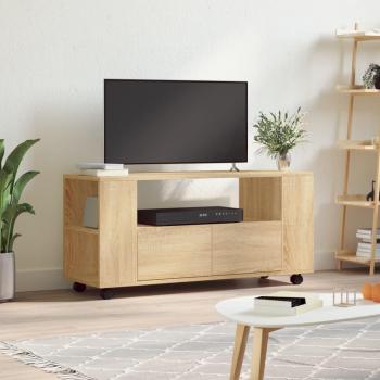 Mueble de TV madera de ingeniería roble Sonoma 102x34,5x43 cm