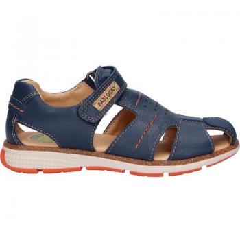 Sandalias planas con velcro PABLOSKY 504725 niño azul