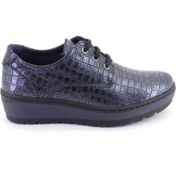 Zapatos con cordones de mujer NOTTON 1851 PIEL AZUL