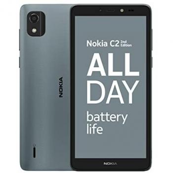 Nokia C2 2E Smartphone 5.7 Android 11 Go, 2GB RAM, 32GB Almacenamiento, Cámara de 5MP, Dual SIM - Azul