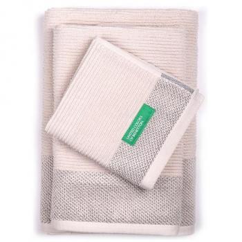 Set 3pcs toallas de baño amarillo Casa Benetton