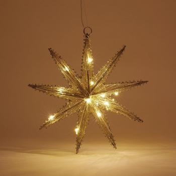 Estrella multipunta con 15 luces LED para decoración navideña en El Corte Inglés