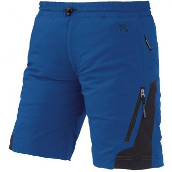 Trangoworld Odiel Fi Pantalones Cortos, Unisex niños, Azul Oscuro/Negro, 04/XXS