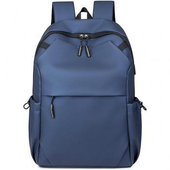 Mochila para portátil Dam Electronics DMAS0161C30, compatible con portátiles de hasta 15.6, incluye carga USB, color azul, dimensiones 30x14x43 cm