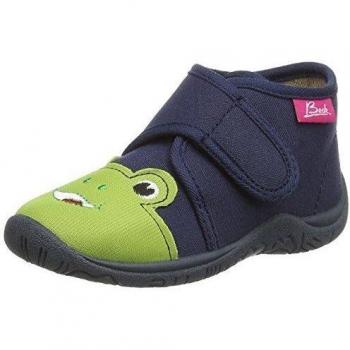 Beck Frog - pantuflas con forro de material sintético niños, color azul, talla 22