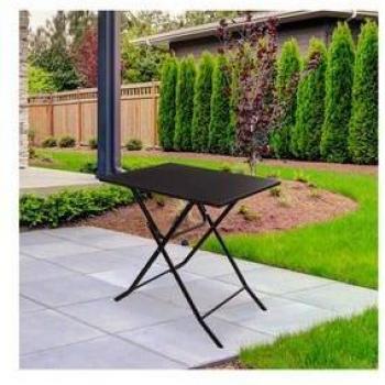 Mesa Plegable Aktive 70 x 70 x 50 cm Acero