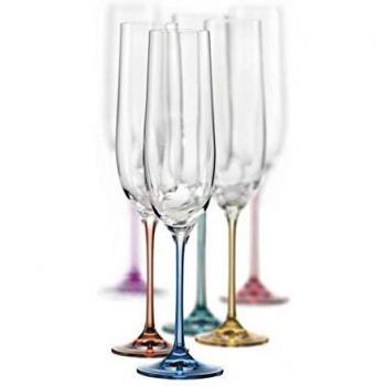 Bohemia Juego de 6 Copas de Champagne Spectrum