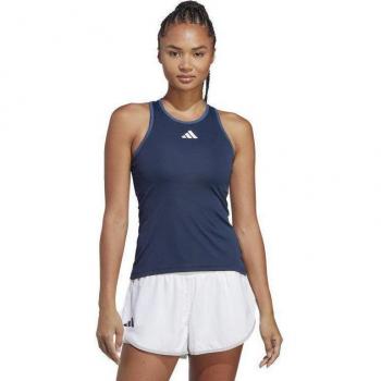 Camiseta Adidas Tirantes Club Mujer Azul Oscuro - Talla XS