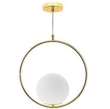 Colgante dorado AIMEE 1xE27 altura regulable diámetro 31cm