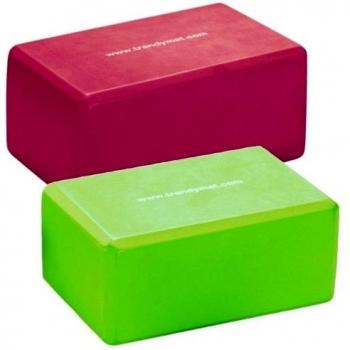trendysport espuma bloque de Yoga, rojo, 10 cm