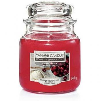 Candela Perfumada de Cereza y Vainilla Yankee Candle - Giara Media 340g