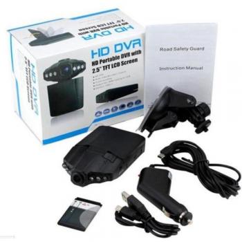 Mini DVR Cámara de Video para Auto HD con Monitor LCD de 2.5 y 6 LEDs