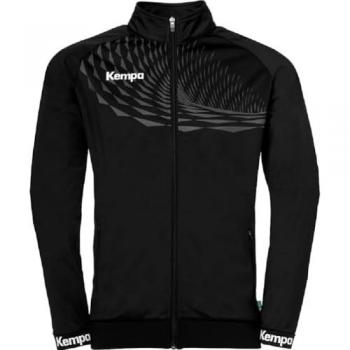 Kempa Chaqueta de Chándal Wave 26 Poly para niños y hombres, sudadera ligera y elástica de entrenamiento con bolsillos con cremallera