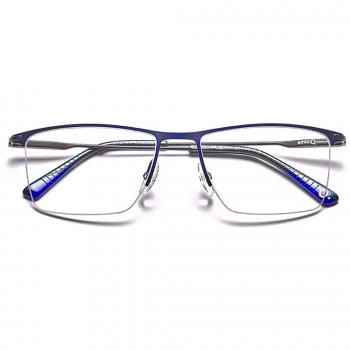 Etnia Barcelona Robert BLBK Men's Eyeglasses - Blue Frame, Size 55, Blue Light Block Available