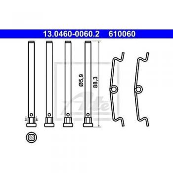 Kit de accesorios ATE 13.0460-0060.2 para pastillas de frenos de disco delanteras
