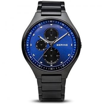 BERING Mens Analogue Quartz Watch with Titanium Strap 11741-727